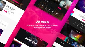 WordPress music event management theme