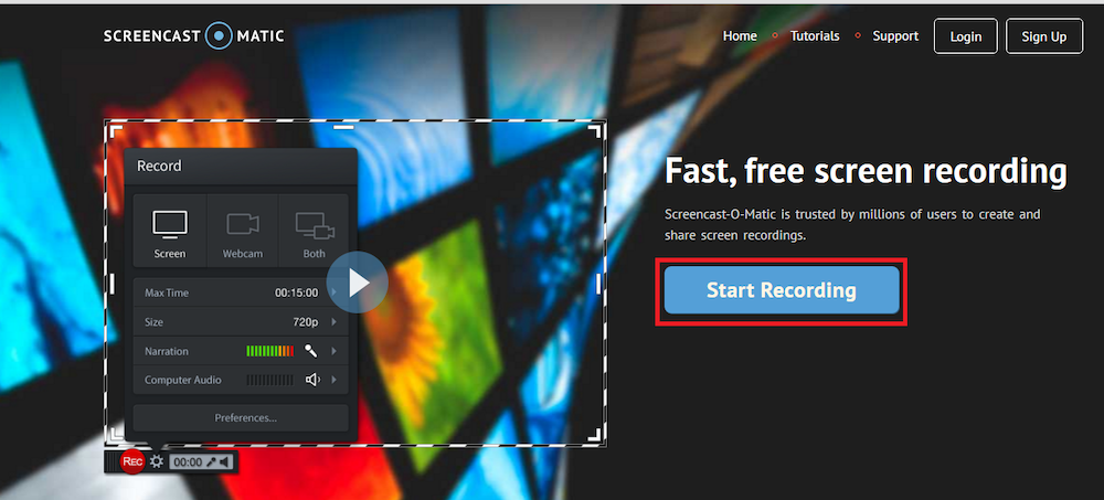 screen recording with audio windows 10 free download