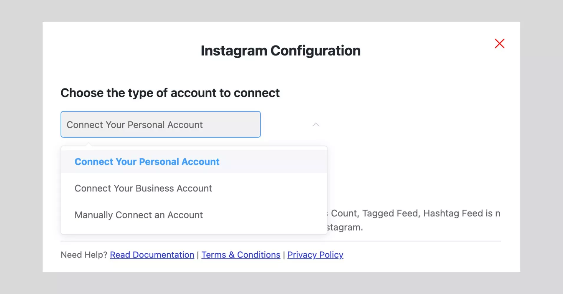 Instagram-configuration